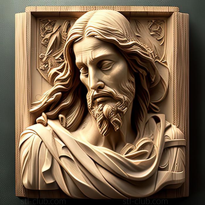 3D model st jesus (STL)